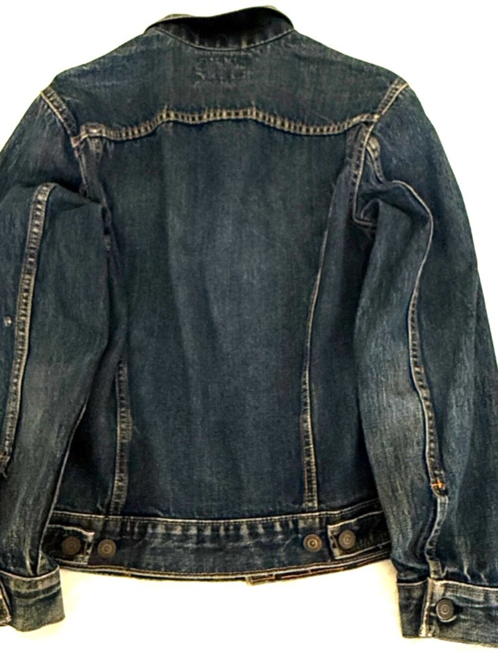VINTAGE 60s LEVIS BIG E TYPE 3 DENIM JACKET MADE IN USA WOMENS MENS S 36"x24" - Picture 5 of 16